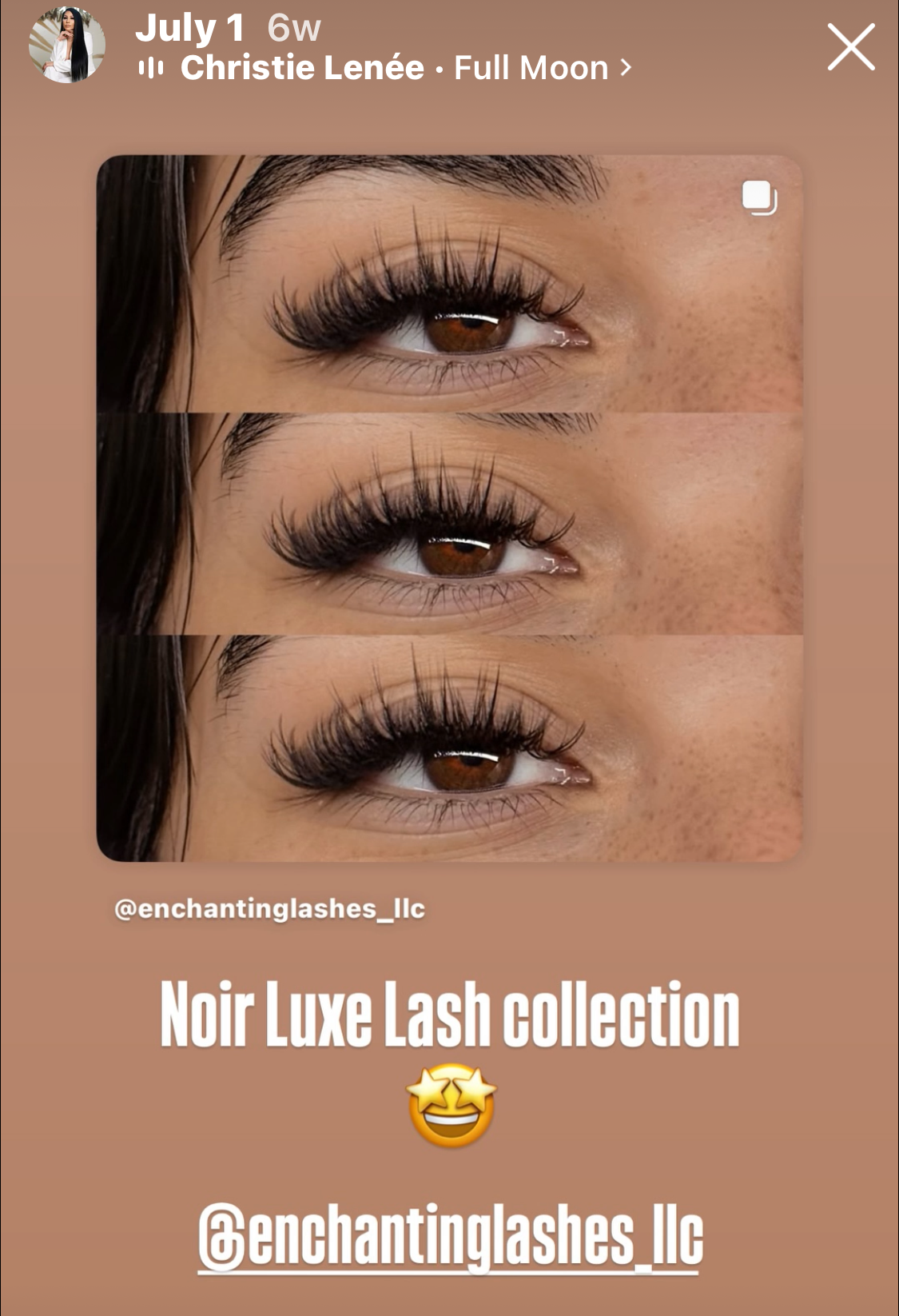 LaLa and Co Noir Luxe 0.03mm ultra-fine lash extension tray for volume fans