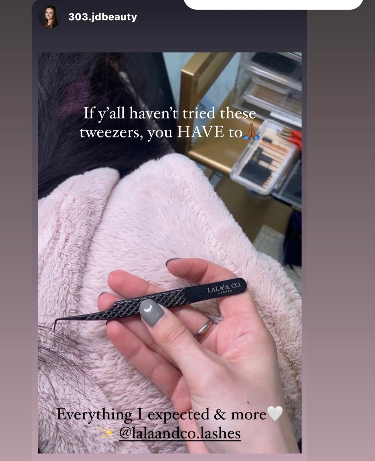 Full Midnight Lash Tweezer Collection - Fiber Tip