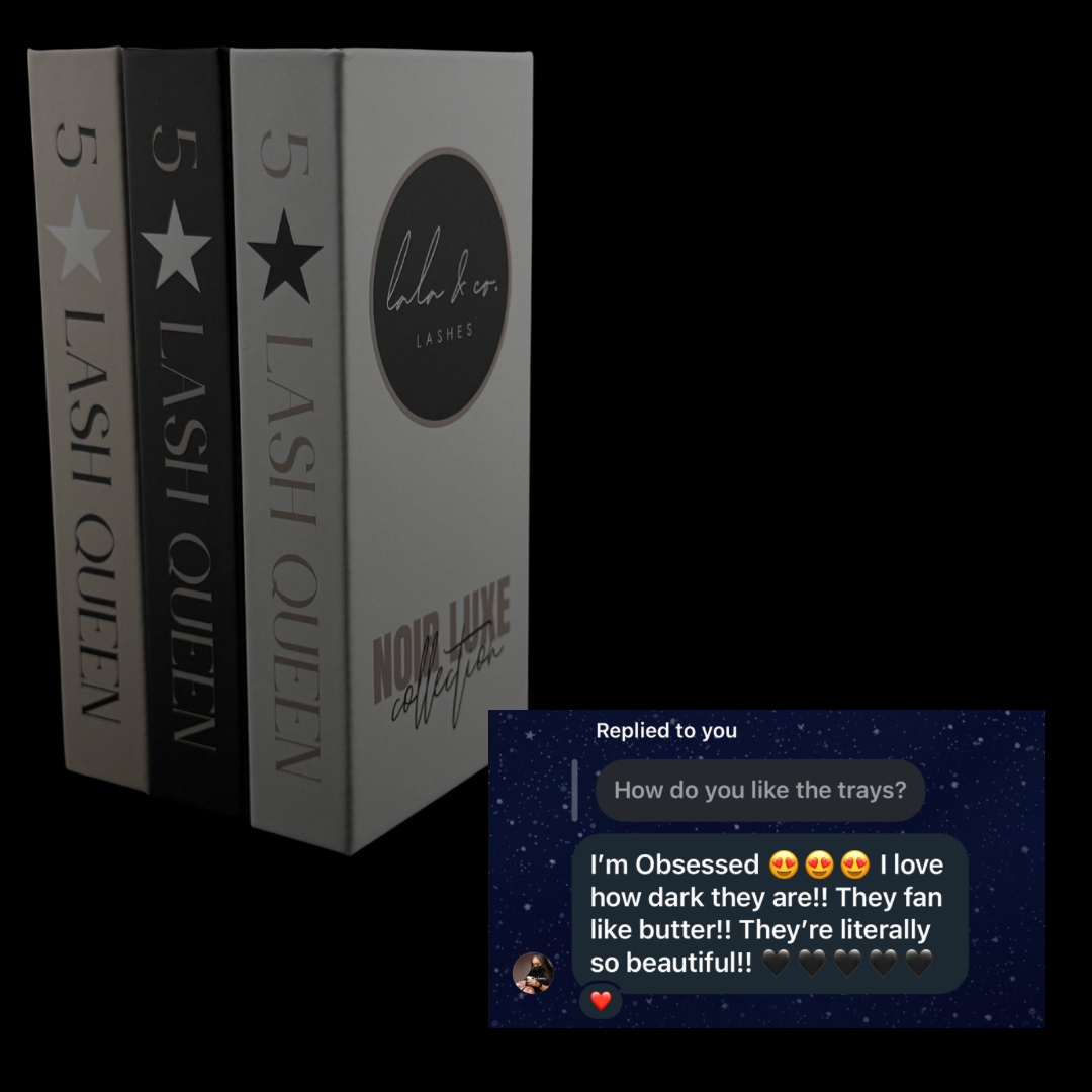 "Noir Luxe" Lash Collection - 0.03 Diameter