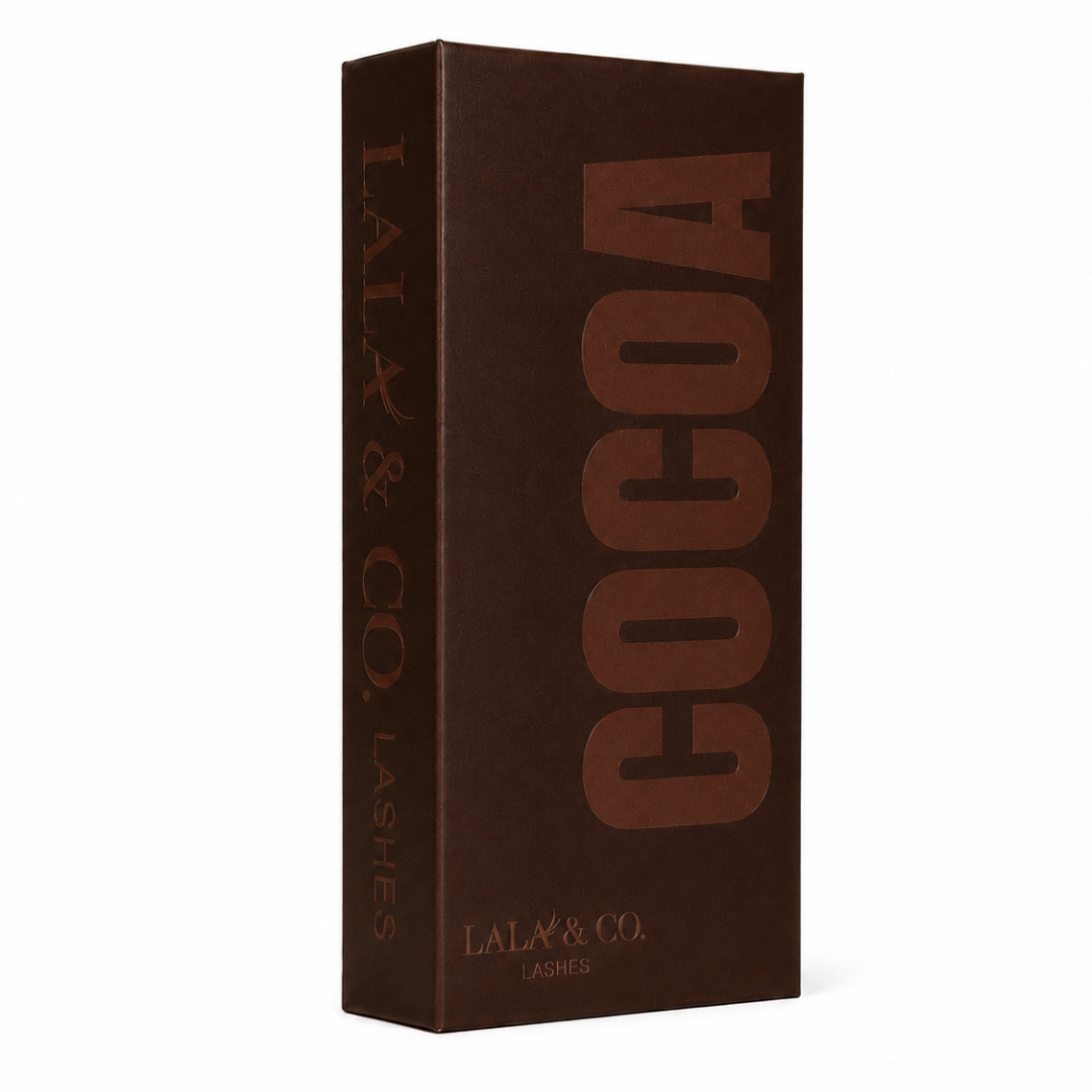 Cocoa - Matte Dark brown Lash Trays
