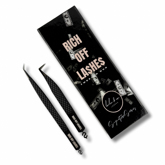 Rich Off La$he$ Tweezer Duo - Fiber Tip