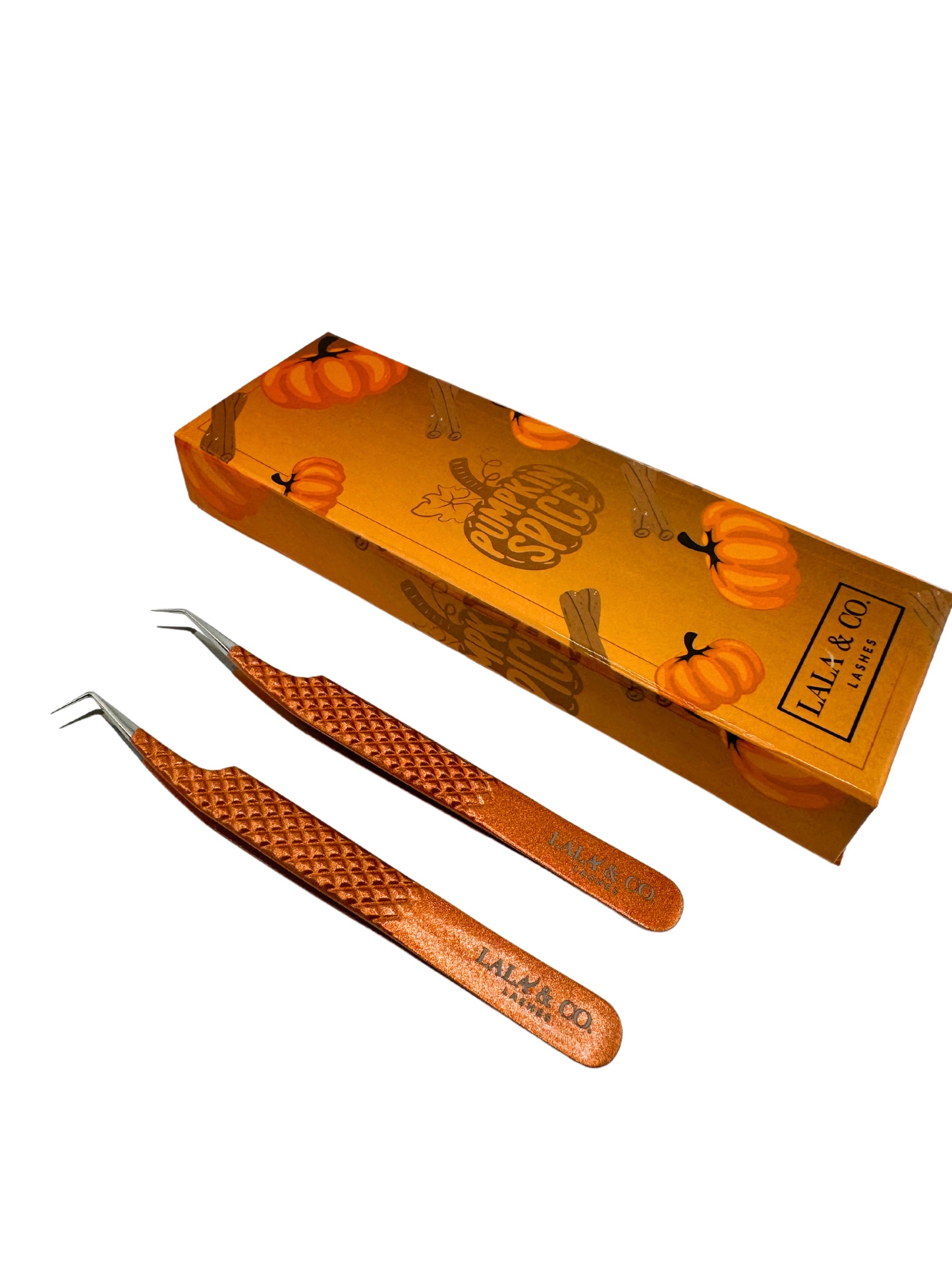 Pumpkin Spice Fiber Tip Tweezer Duo