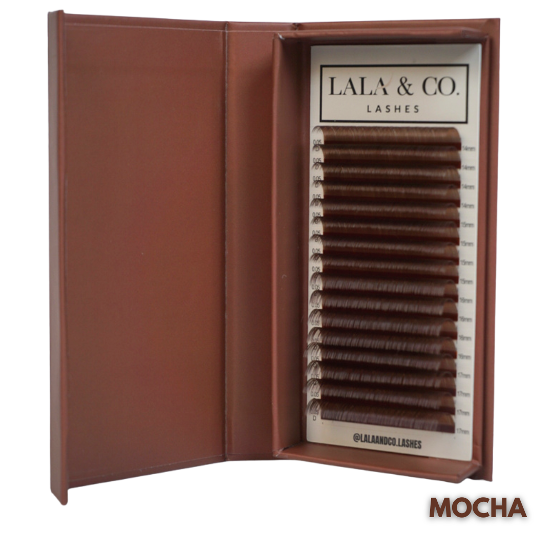Mocha - Matte Medium Brown Lash Trays