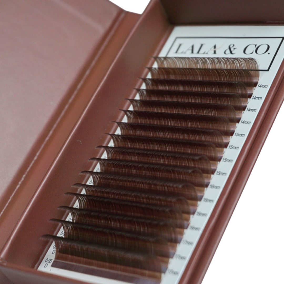 Mocha - Matte Medium Brown Lash Trays