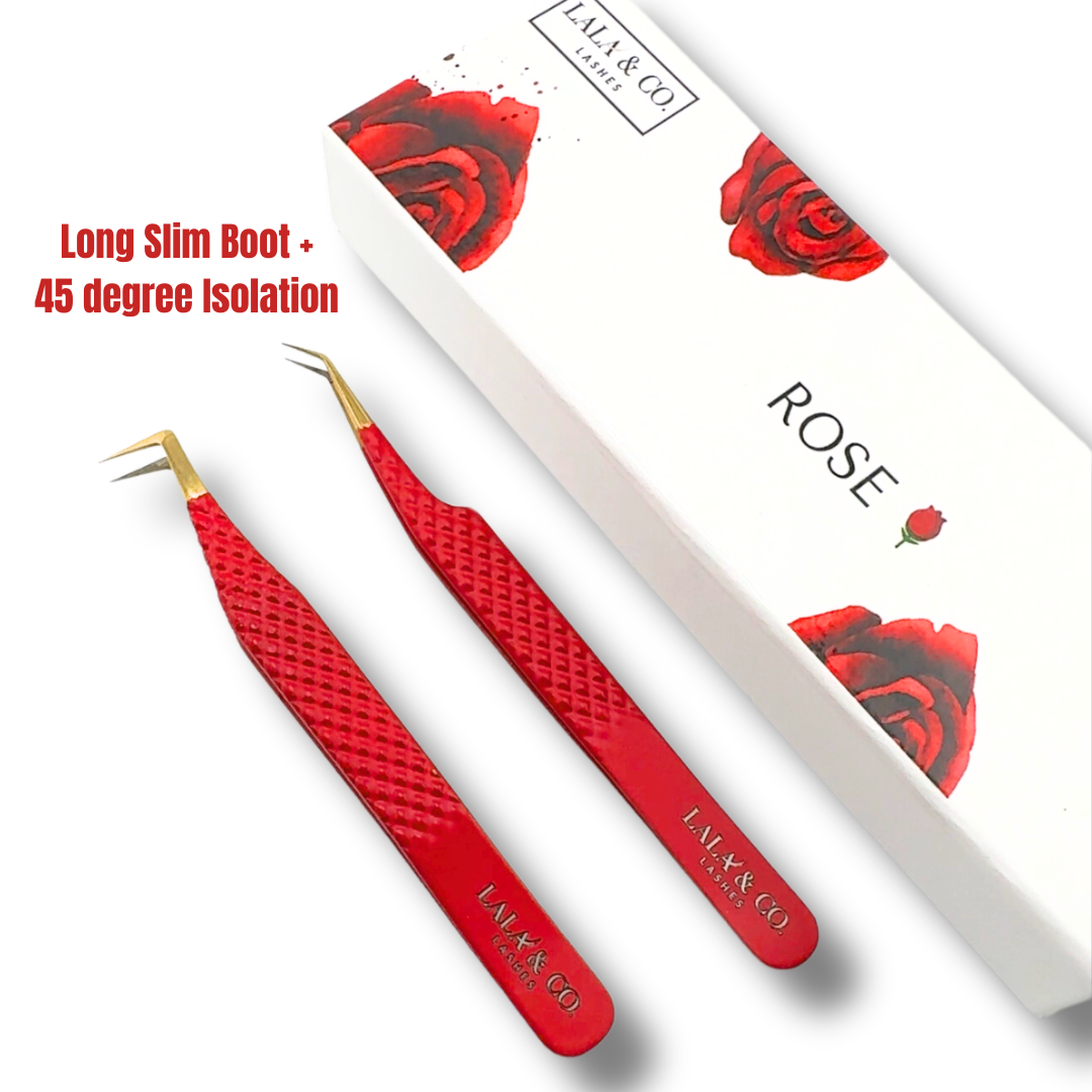 Rose Collection Fiber Tip Tweezer Duo